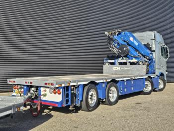FH 500 8x2 / HMF 70 tm CRANE + JUMBO TRAILER